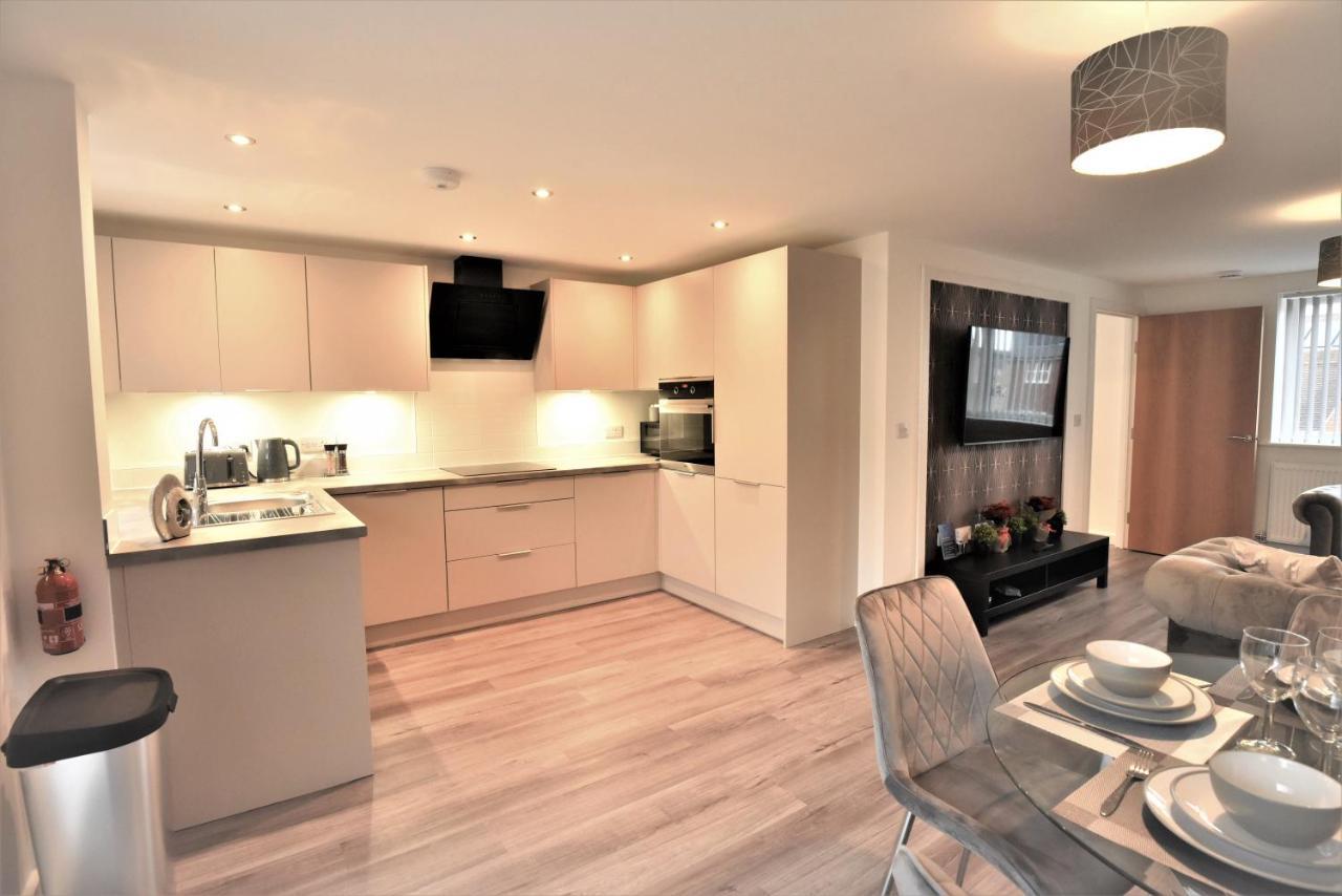 Exec 2Bed 2Bath Serviced Apartment Balcony Parking Milton Keynes Esterno foto